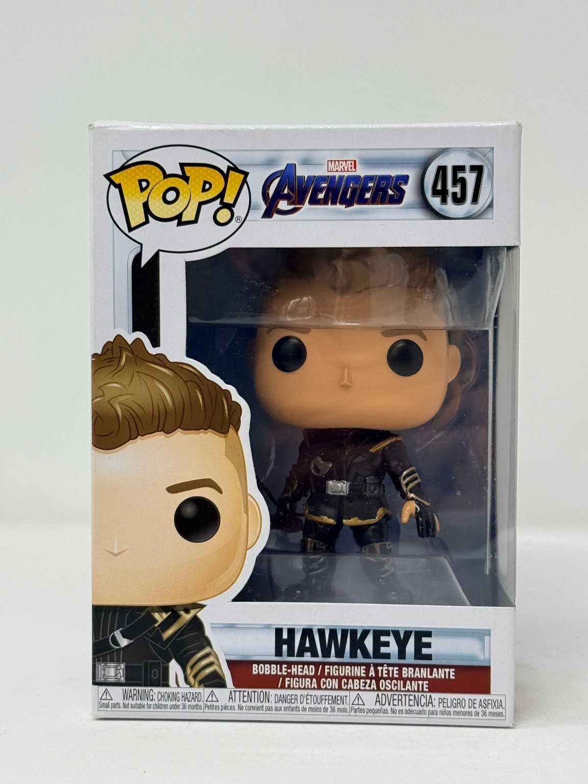 Funko Pop! Hawkeye Marvel Avengers #457 Vinyl Bobble-Head With Bow