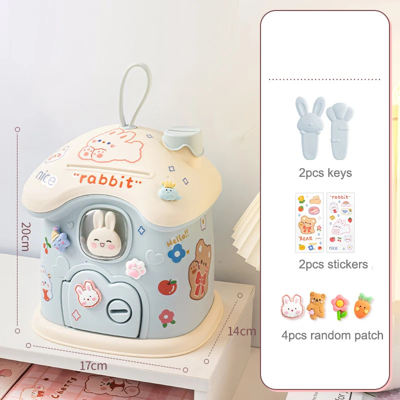 Kids Creative DIY Money Banking Toys Piggy Bank Money Saving Pot Coin Banks Coin