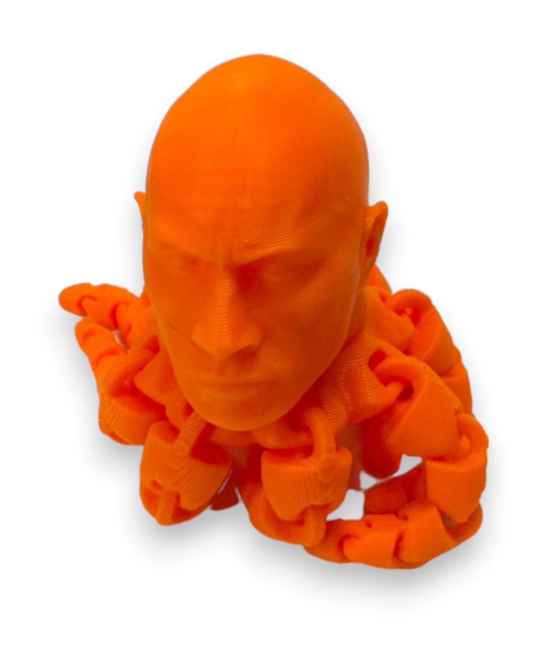 Rocktopus Meme Figure – Movable Tentacles – TikTok Sensation – Orange