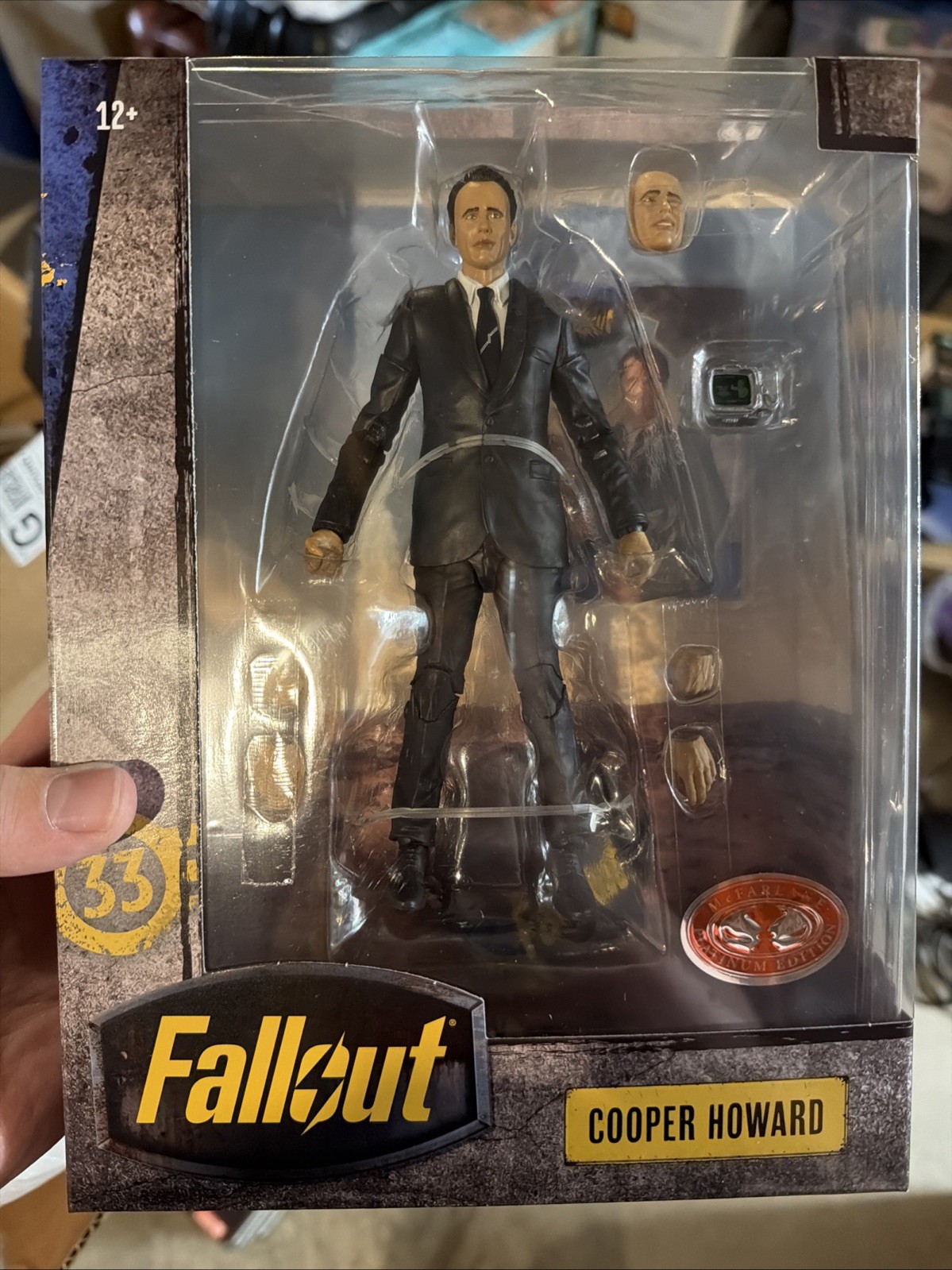 McFarlane Toys Fallout Figure Cooper Howard Red Platinum Edition New In Box