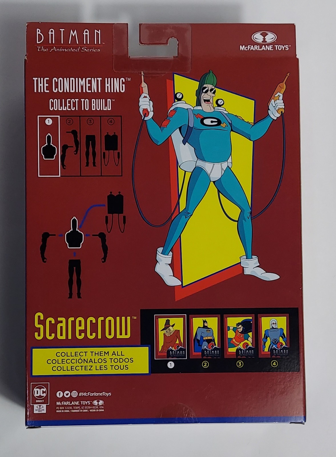 McFarlane DC Comics Batman Animated Series SCARECROW Condiment King BAF US