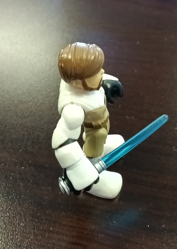 Playskool Star Wars Galactic Heroes OBI-WAN KENOBI figure Clone Wars Armor Used