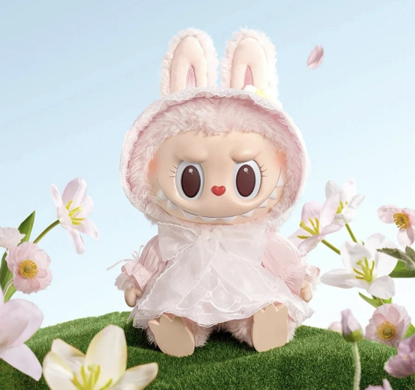 Mokoko Fall Into Spring Large Size PopMart Labubu Collectible Doll