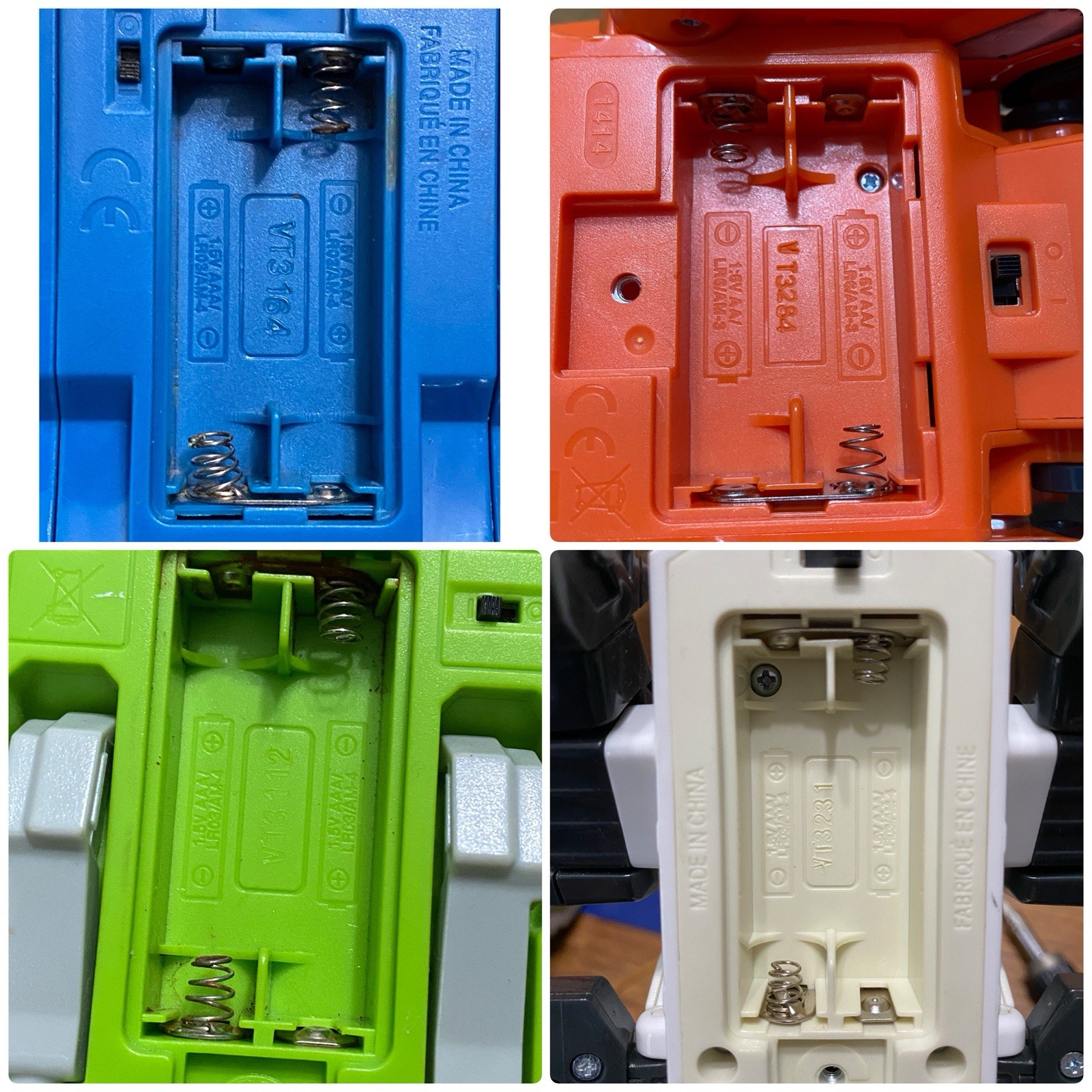 Vtech Switch & Go Dinos Red Brok Span Dart Zip Lot of 4 Working Robots