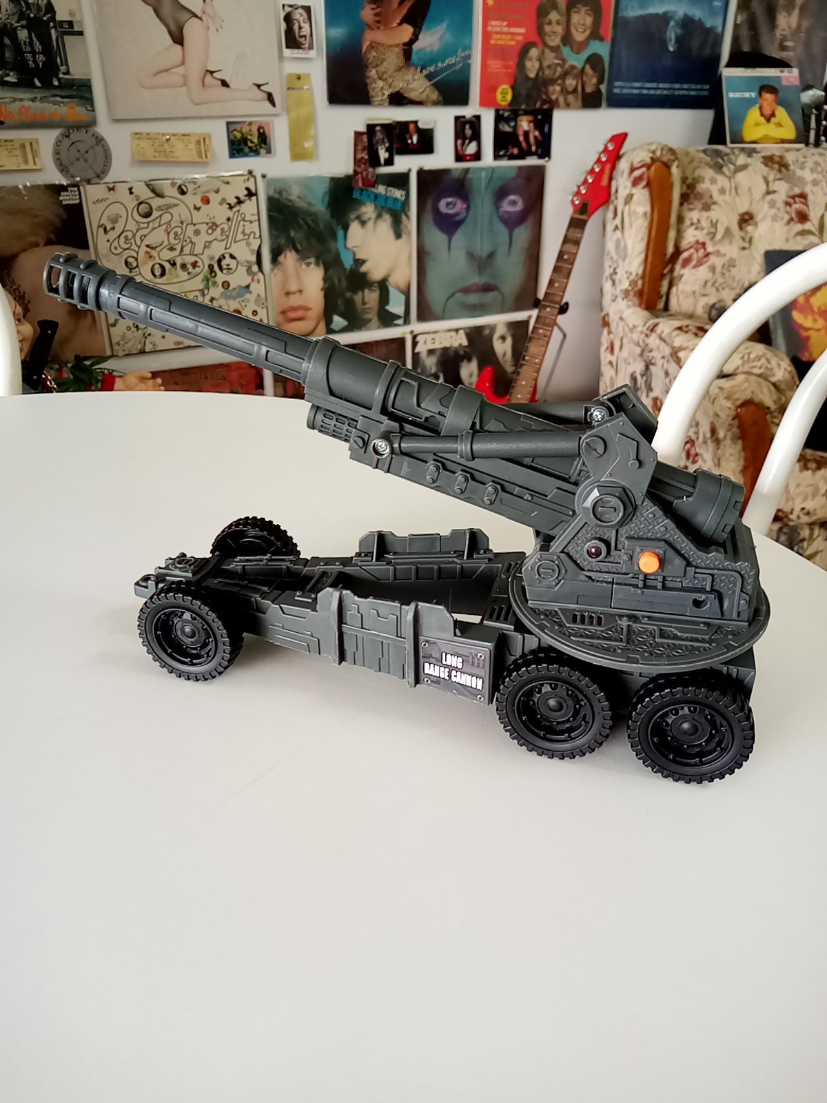 Long Range Military Toy Cannon GI JOE scale 1:18 Howitzer Light & Sound WORKING