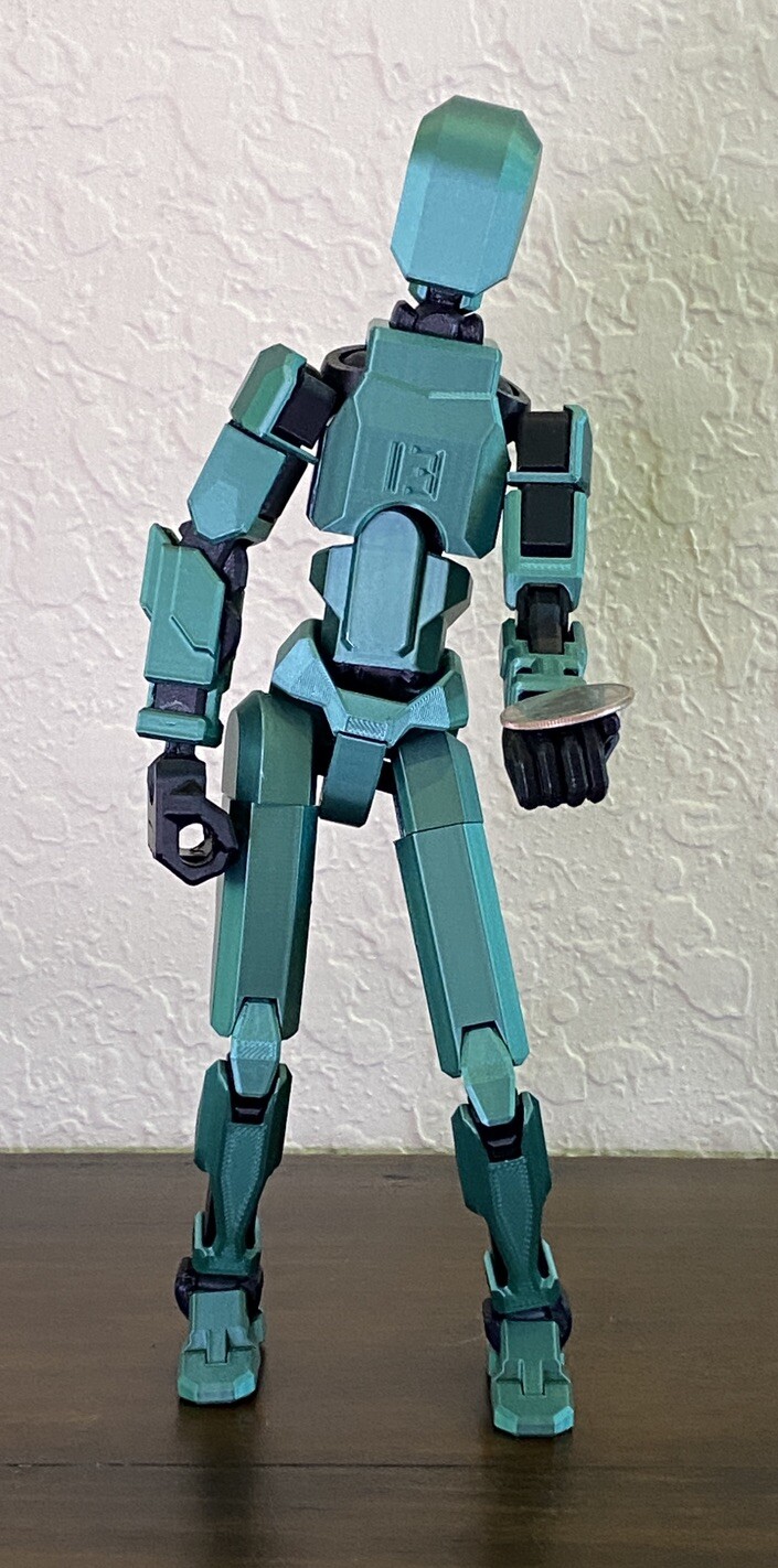 BIG Dummy 13 OXIDE GREEN Posable Action Figure Articulated Mannequin – 27 cm