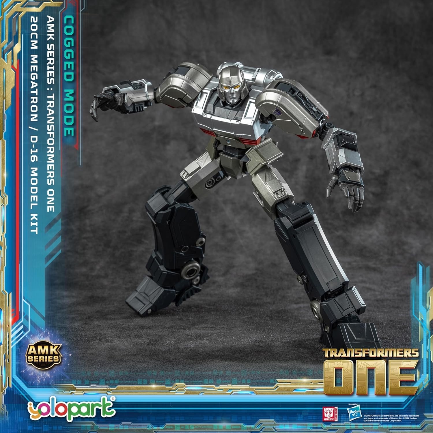 Yolopark Transformers One Megatron D-16 Cogged Bot AMK Series 20cm Model Kit
