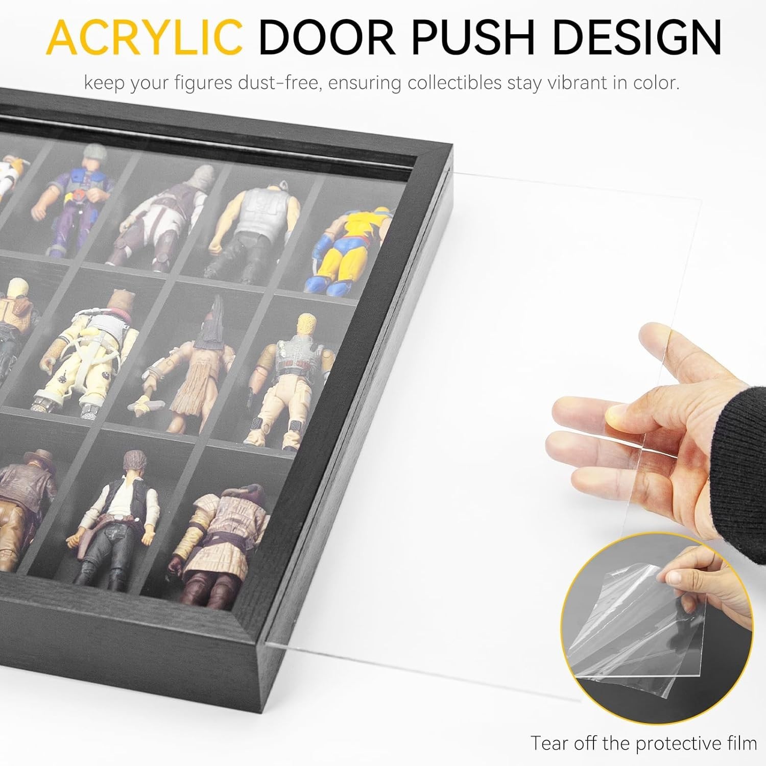 3.75&Prime; Figure Display Case – Dustproof Cabinet**
