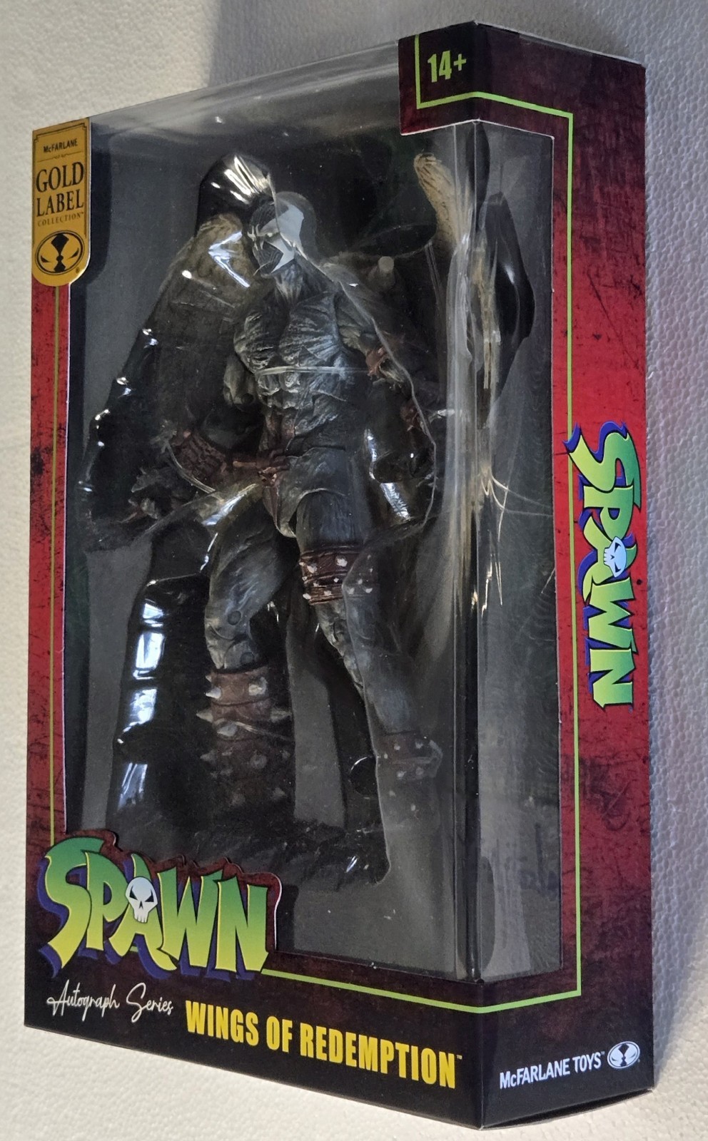McFarlane Spawn Wings of Redemption Gold Label Autograph Series 7&Prime; Figure Signed