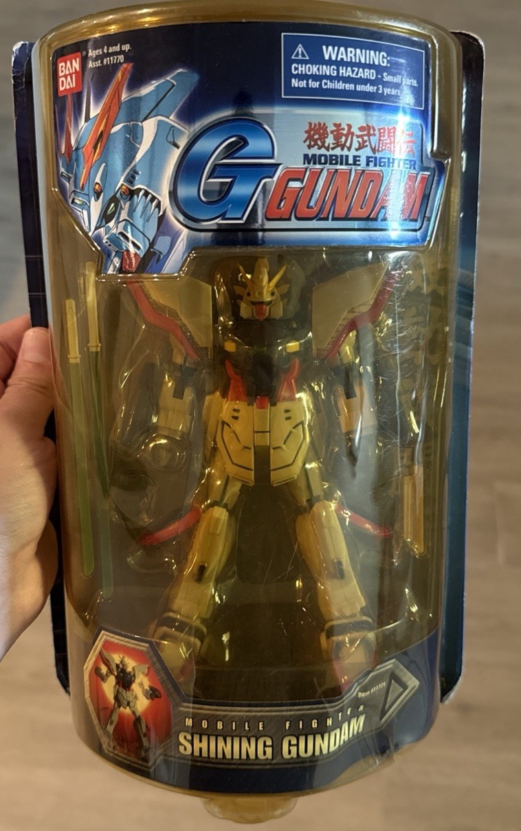 Bandai Mobile Fighter G Gundam 7.5 Inch Action Figure 2001 Shining Gundam