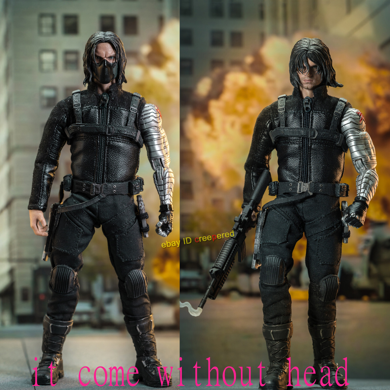 Nota studio Masked killer Captain America Winter Soldier 1/6 Figures no head