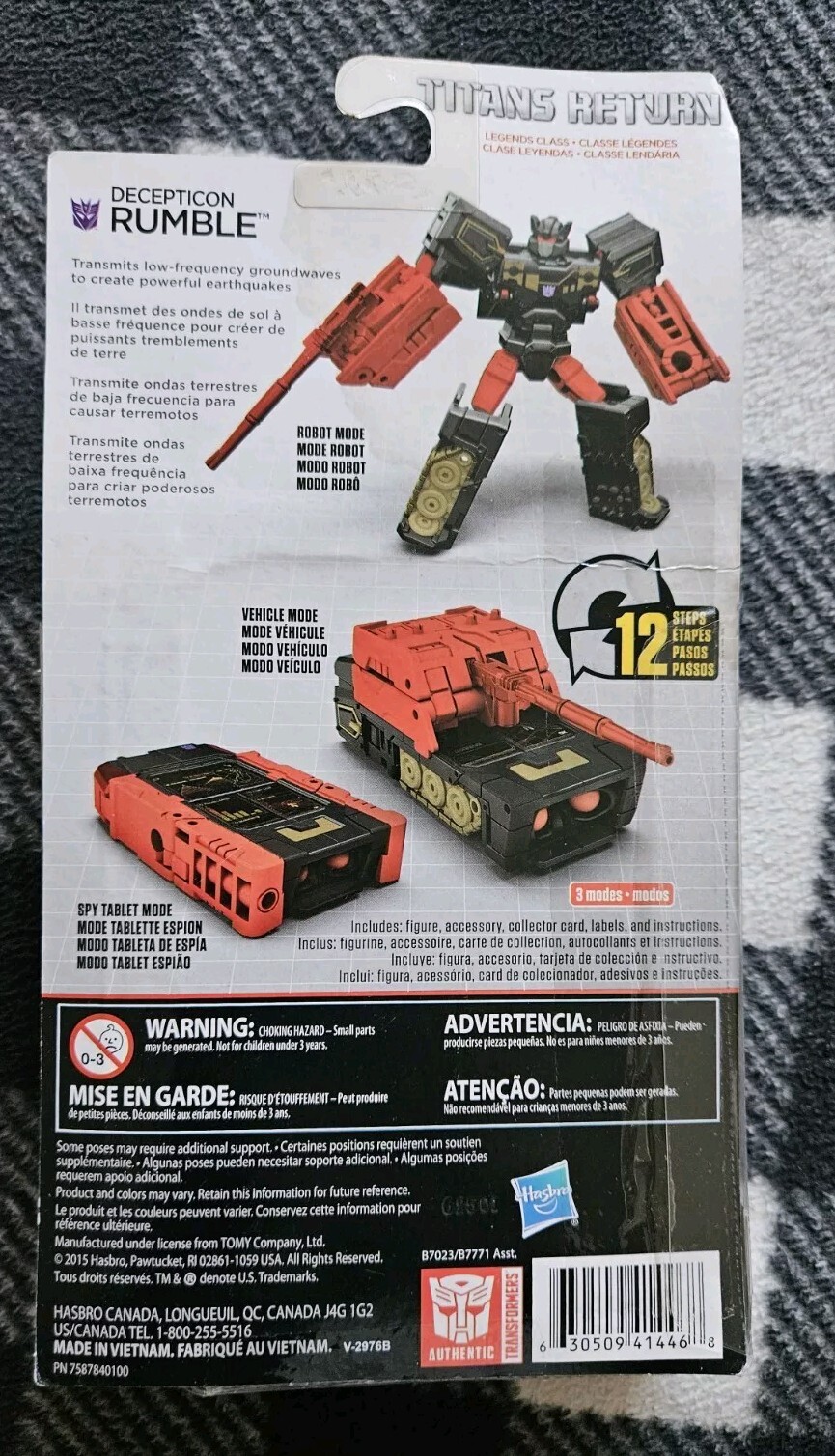 Transformers Titans Return Decepticon Rumble 2015 Sealed