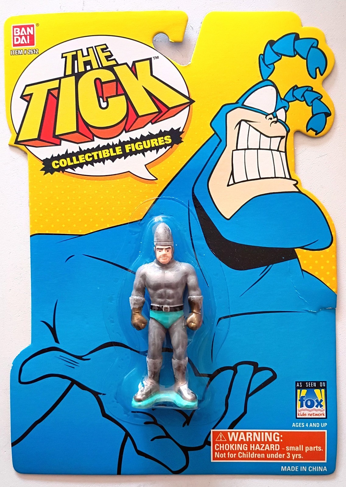 Bandai 1994 Original The Tick: Human Bullet Action Figure #2612 See Image