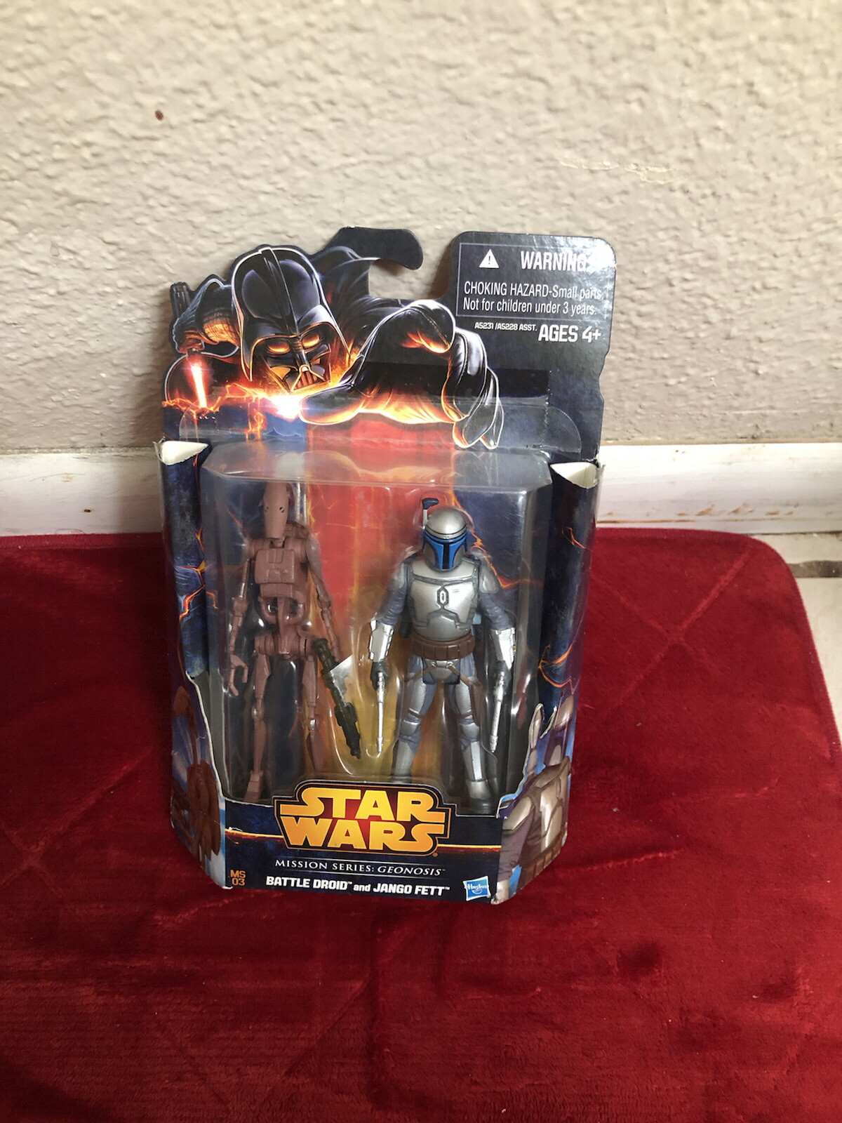 Star Wars Mission Series Geonosis MS03 Pack – Jango Fett & Battle Droid NIP