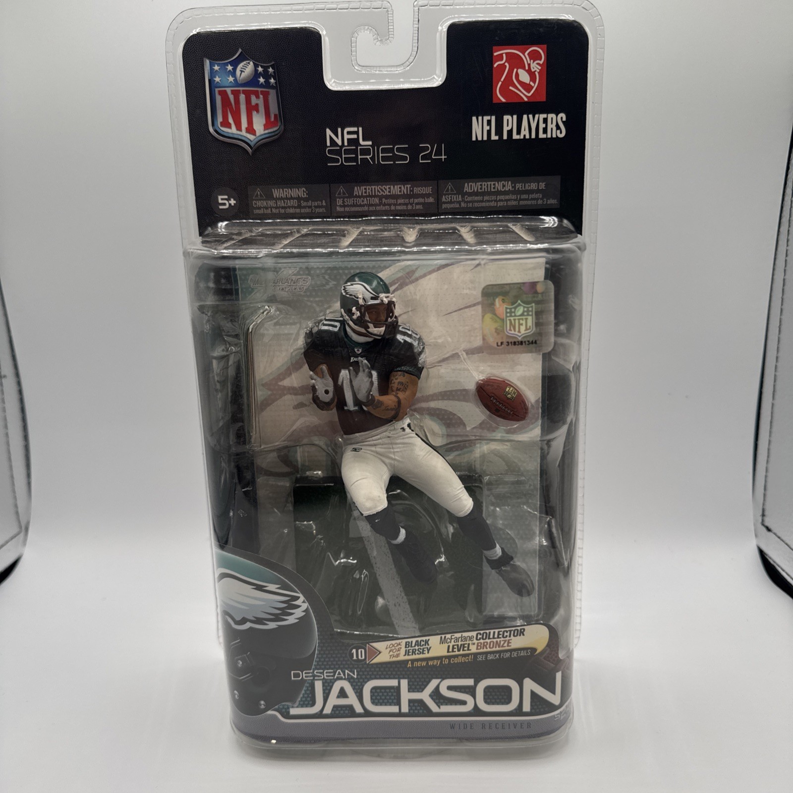 Desean Jackson McFarlane Toys NFL Series 24 Philadelphia Eagles Action Figure