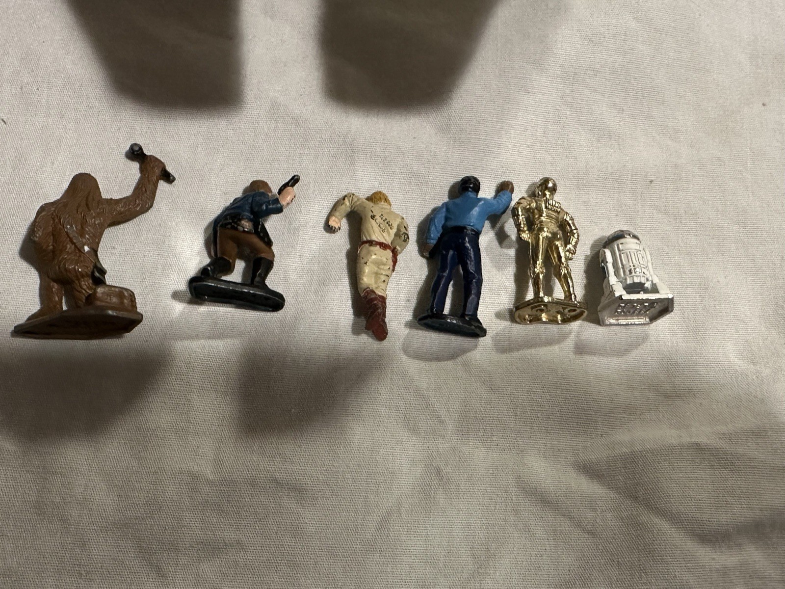 Vintage Star Wars 1982 Micro Collection Millennium Falcon Kenner Comp W Figures