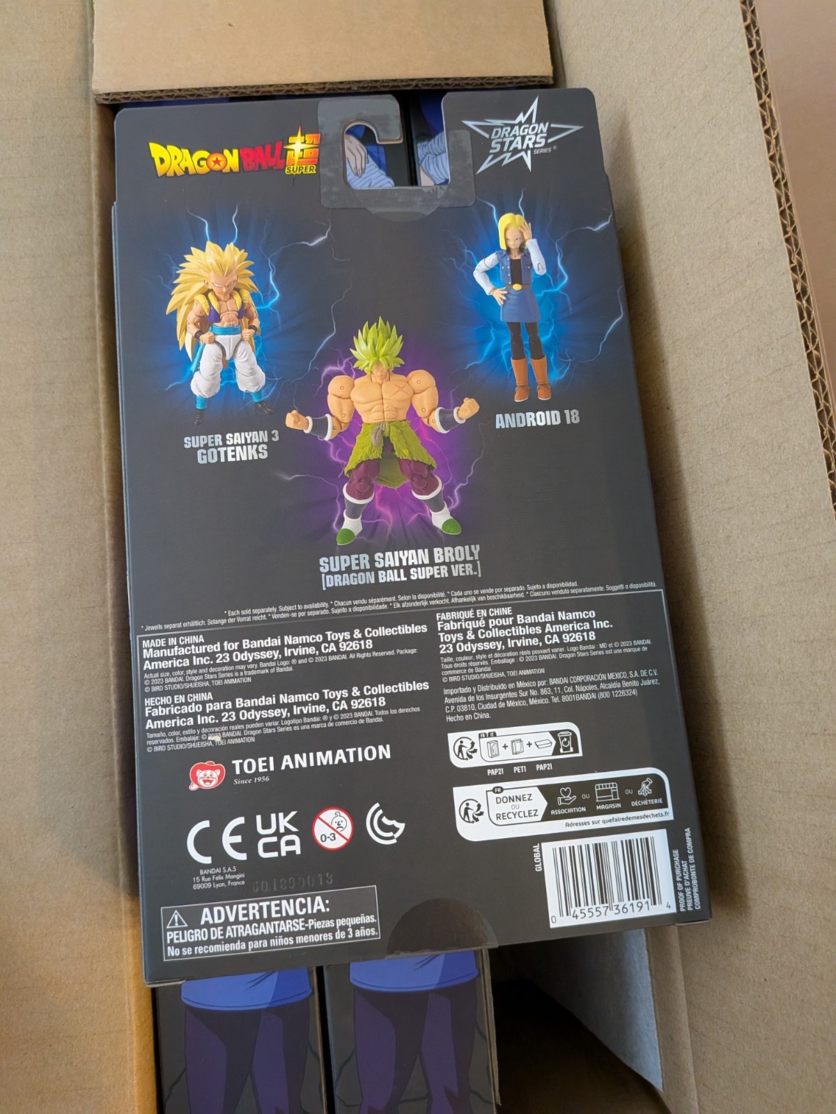 Bandai Namco Dragon Ball Super Dragon Stars Android 18 Action Figure Plastic