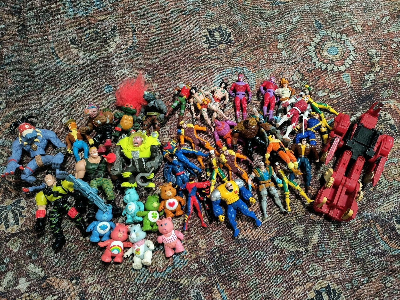 Vintage Action Figure Lot Small Soldiers Ninja Turtles X Men