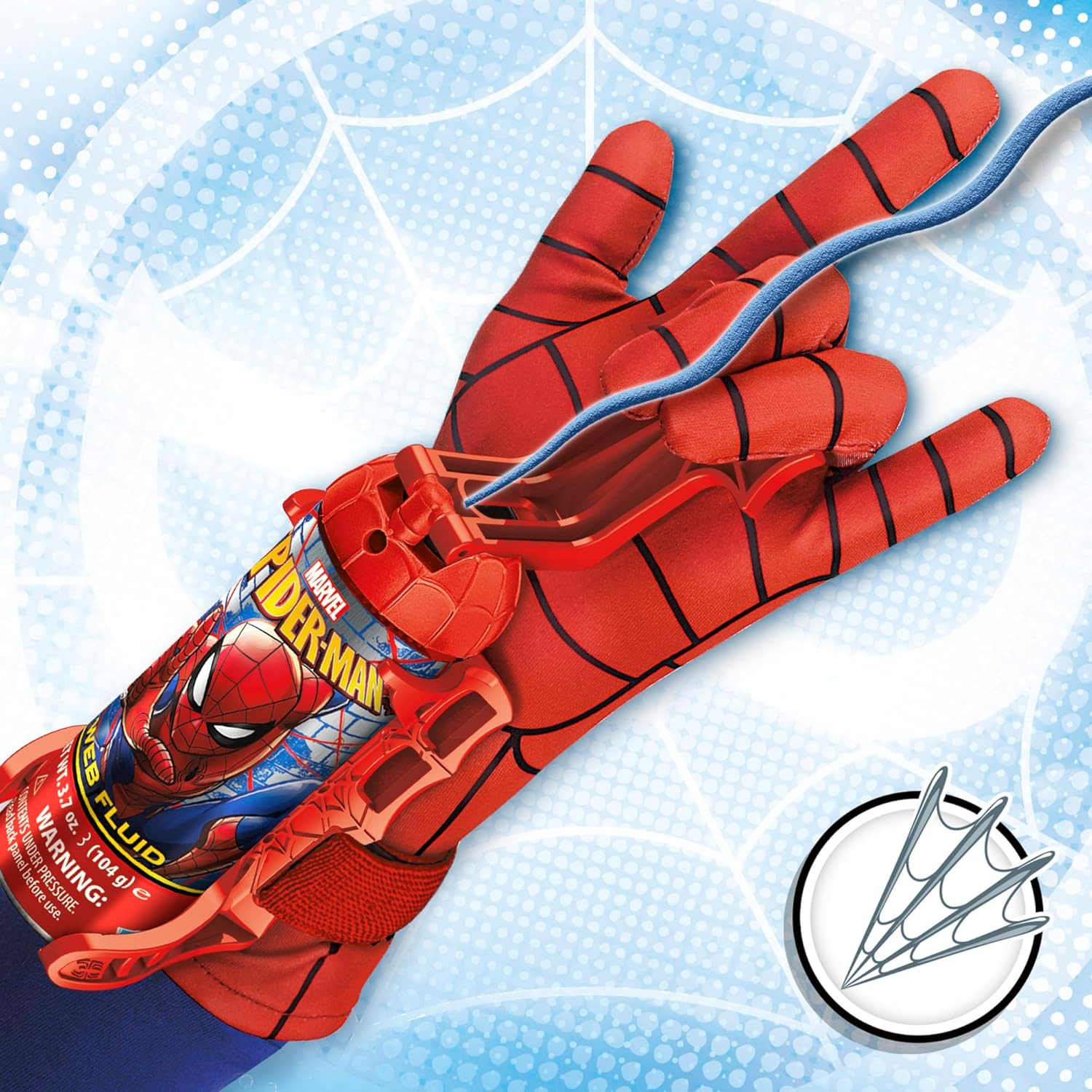 Marvel Spider-Man Super Web Slinger, 2-In-1 Shoots Webs or Water, Web Shooter To