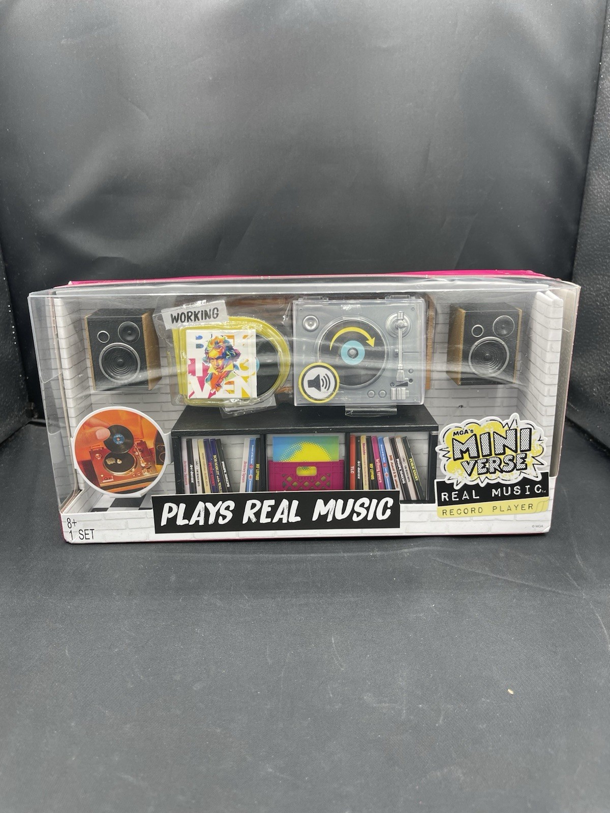 MGA&rsquo;s Miniverse Real Vinyl Music Record Player