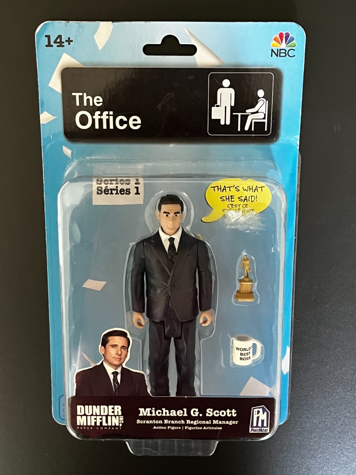 New & Sealed THE OFFICE Michael G Scott Series 1 Action Figure NBC Figurine