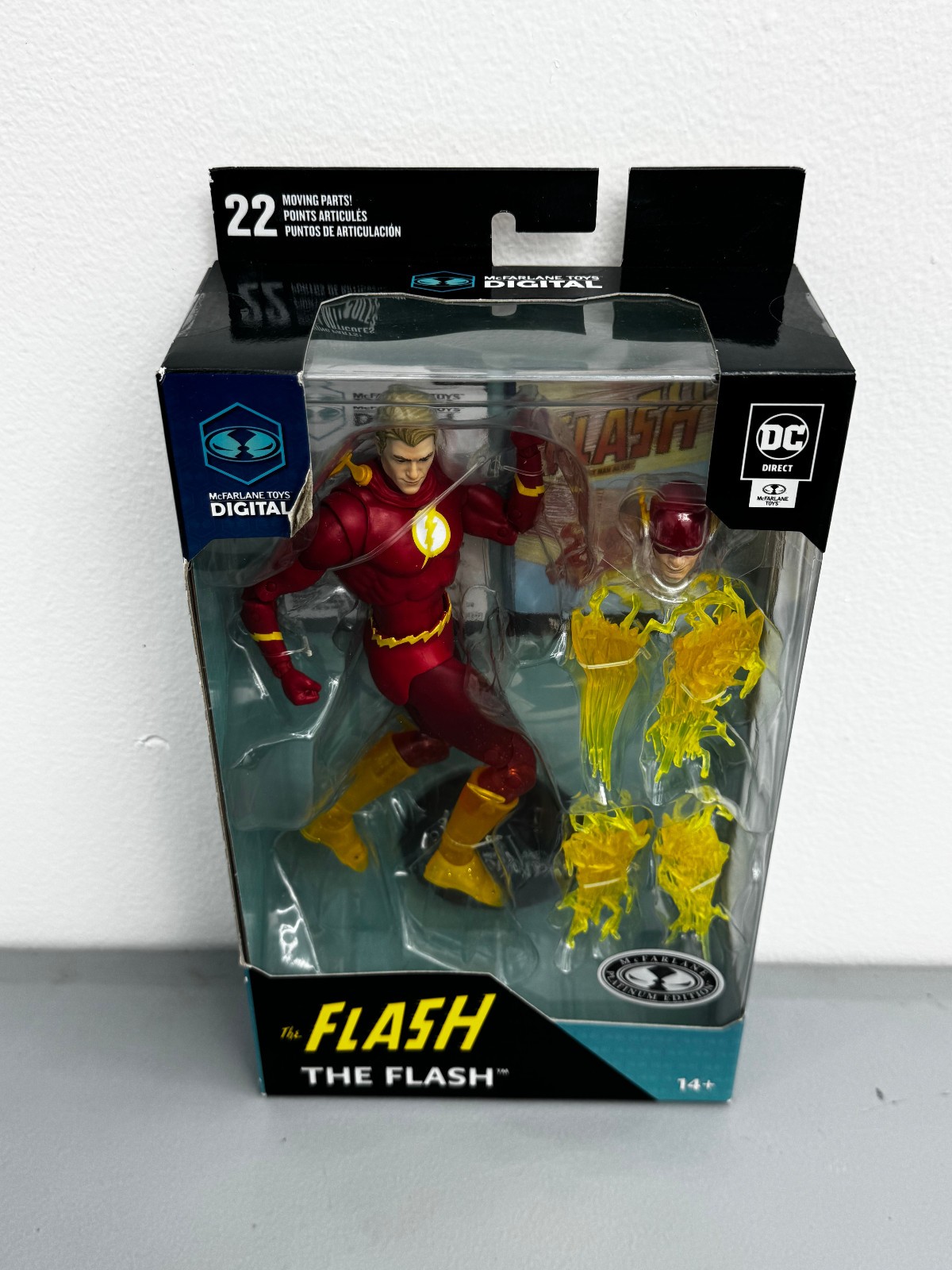 DC Direct McFarlane Digital The Flash Speed Force 2024 Platinum Edition 7”