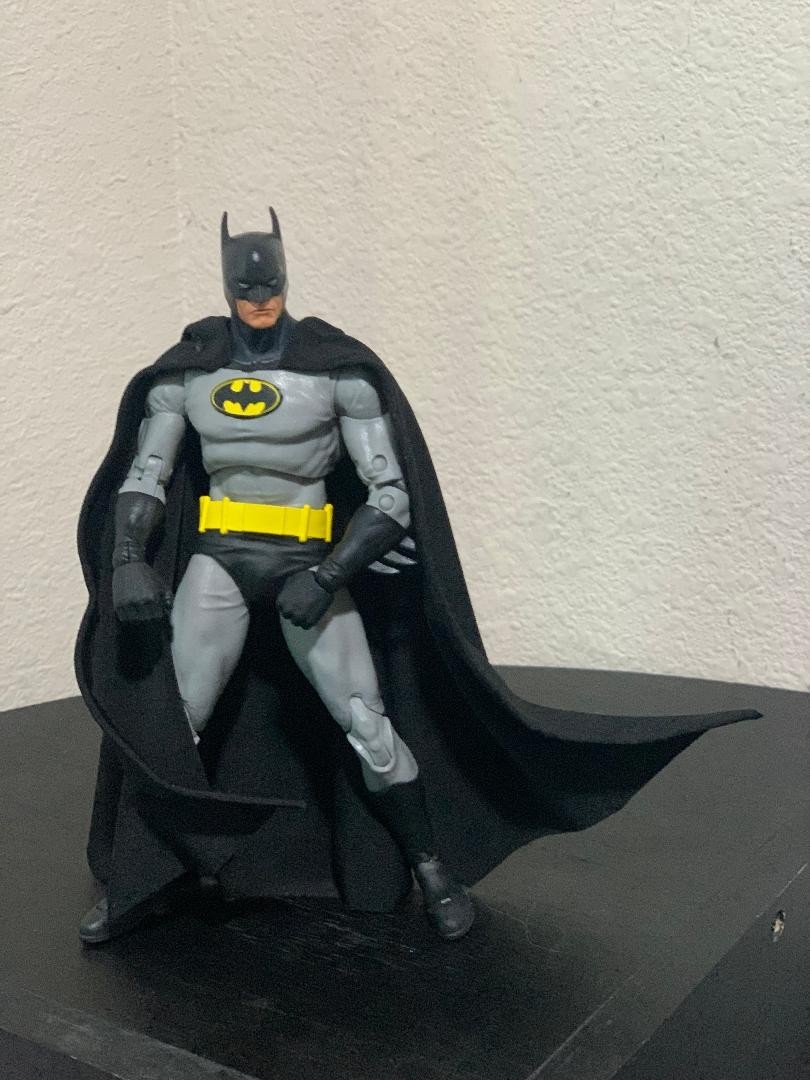 Custom Batman DC Multiverse Knightfall 1/12 Mcfarlane Wired Cape NOT FIGURE