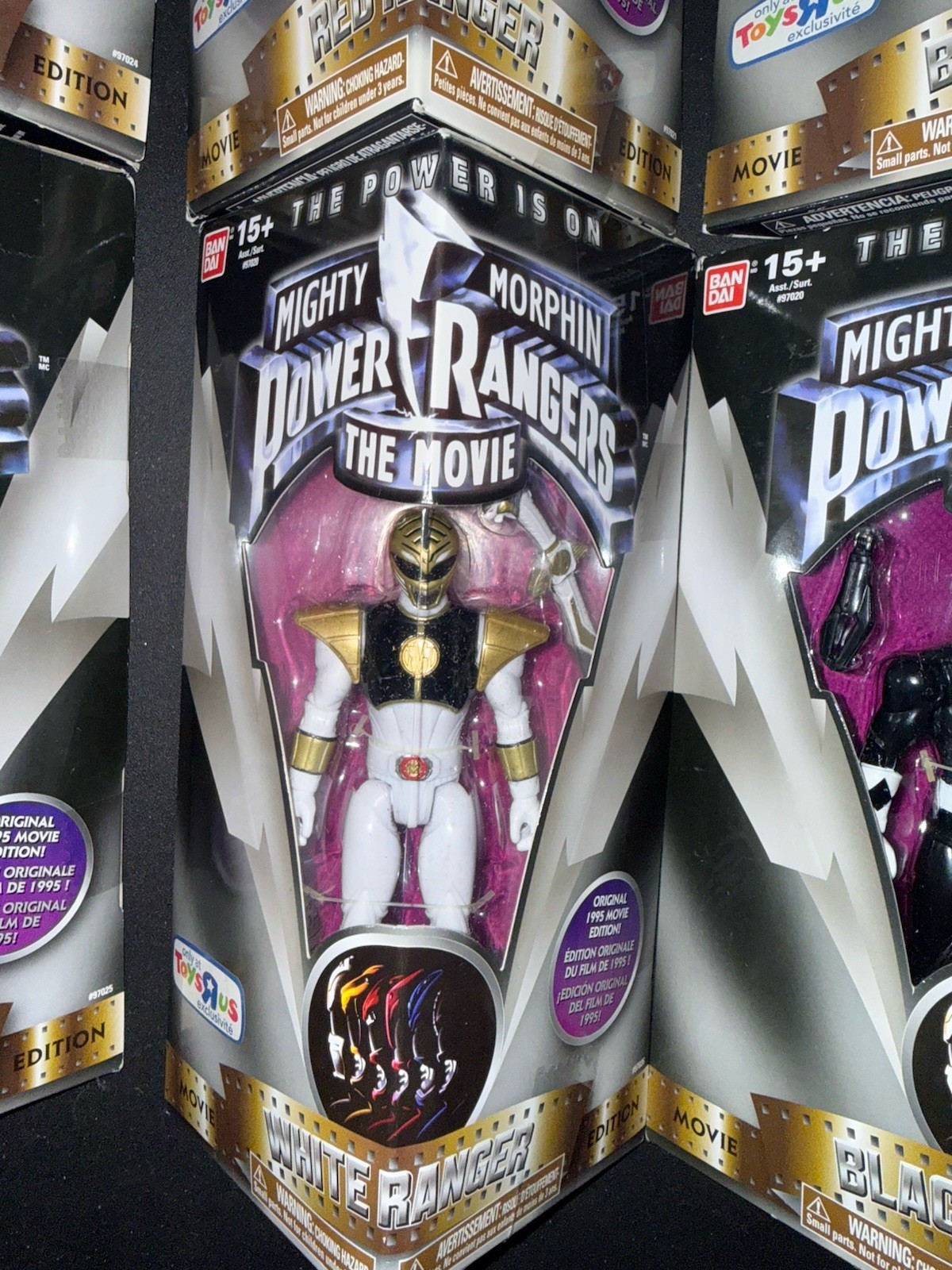 Mighty Morphin Power Rangers The Movie Legacy Figure Lot Black 5” 5 Inch