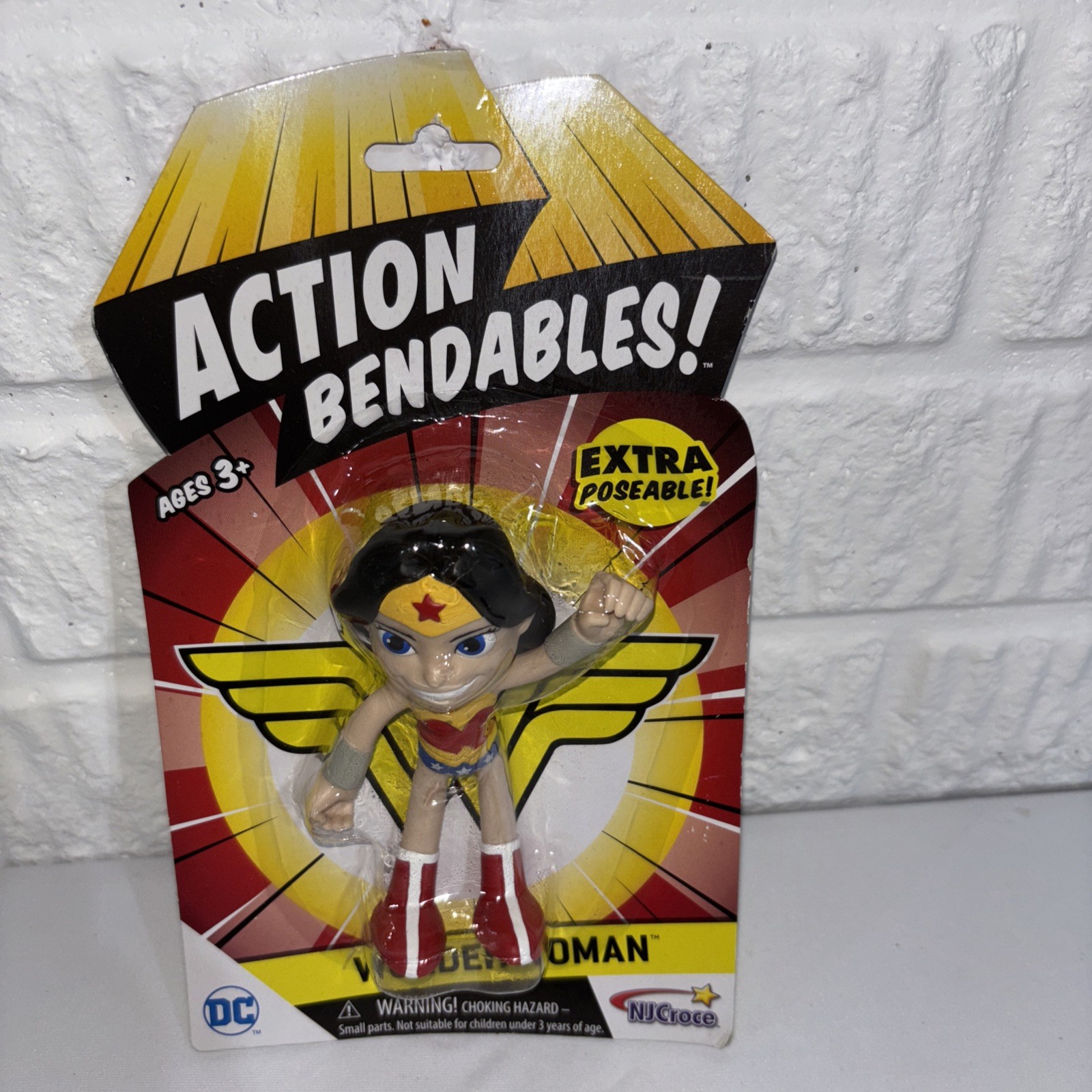 2018 NEW DC WONDER WOMAN BENDABLE RUBBER FIGURE ACTION BENDABLES