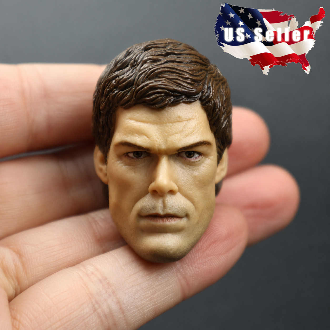 1/6 Michael Male Soldier Head Sculpt For 12&Prime; Hot Toys PHICEN Worldbox Figure USA