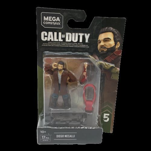 Mega Construx Call Of Duty COD Series 5 Diego Necalli Figure 17 pc NEW