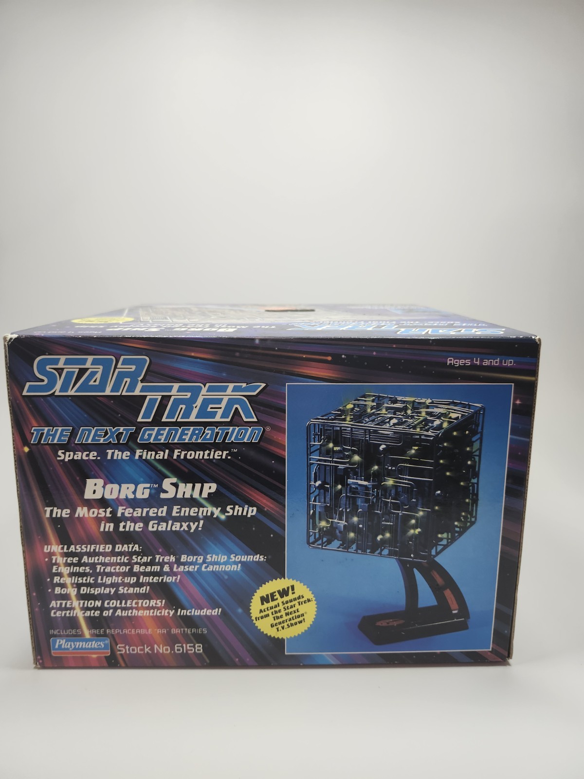 Star Trek The Next Generation BORG SHIP Cube 1994 Playmates Vintage Sealed NEW