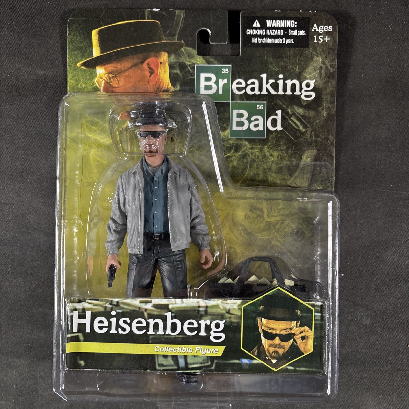 HEISENBERG GRAY JACKET VARIANT BREAKING BAD MEZCO ACTION FIGURE NEW