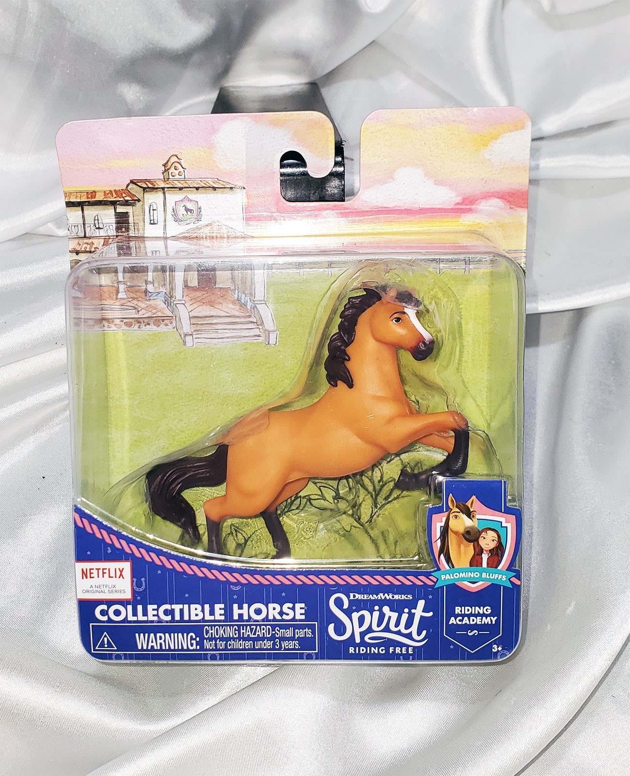 NEW DREAMWORKS SPIRIT RIDING FREE PALOMINO BLUFFS ACADEMY LIBERTY 3.5&Prime; HORSE