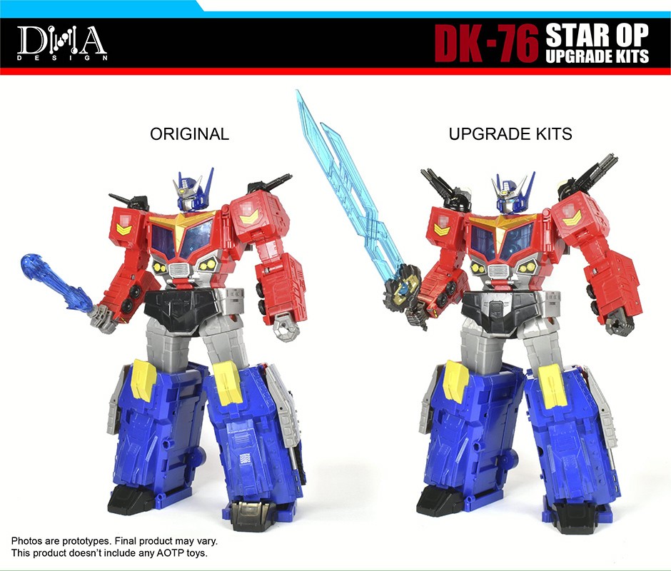 DNA DK-76 Weapon Sword Hands Upgrade Kit For Thirteen Star OP HOT ROD WIRH BONUS
