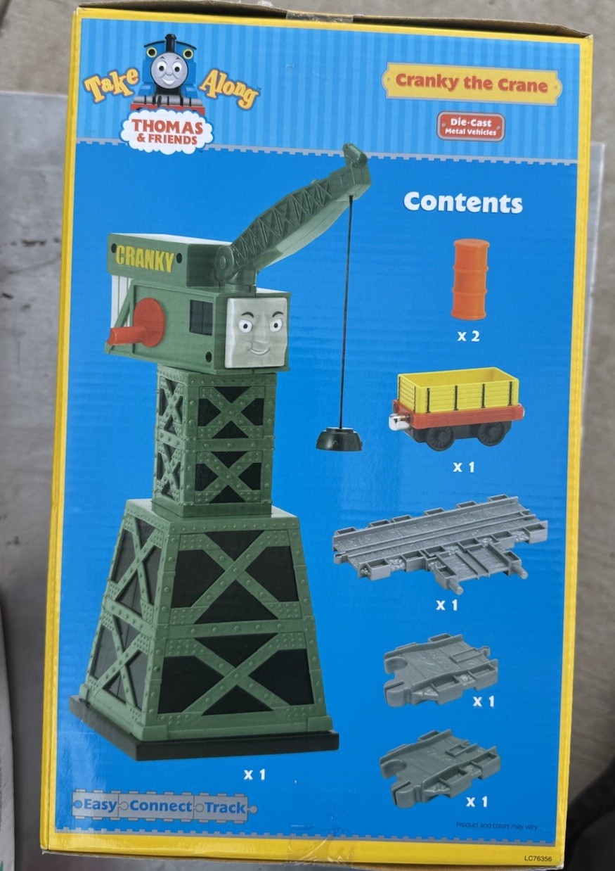 Thomas & Friends Tank Engine Train Take Along CRANKY THE CRANE 2006 Target
