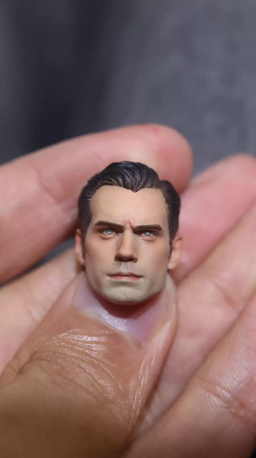 Handmade Painted 1/12 Henry Hero Style Head Carved Model Toys