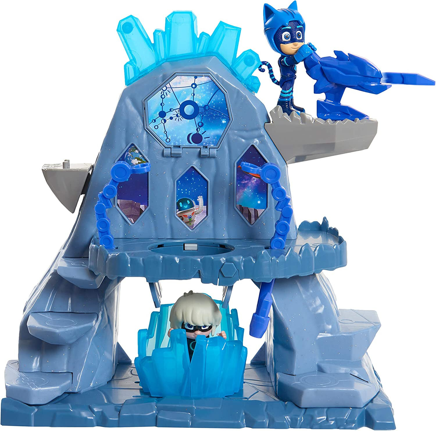 PJ Masks Super Moon Adventure Fortress Playset Catboy & Luna Girl – NEW