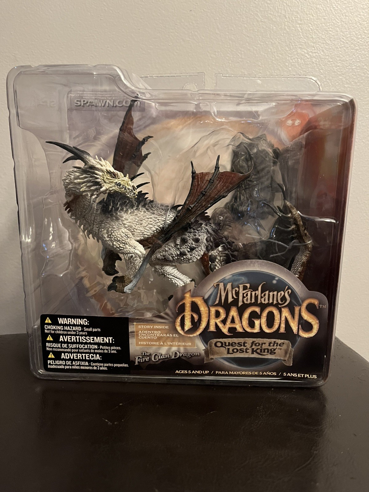 McFarlane&rsquo;s Dragons Quest for Lost King « The Fire Clan Dragon » Series 1 NIP
