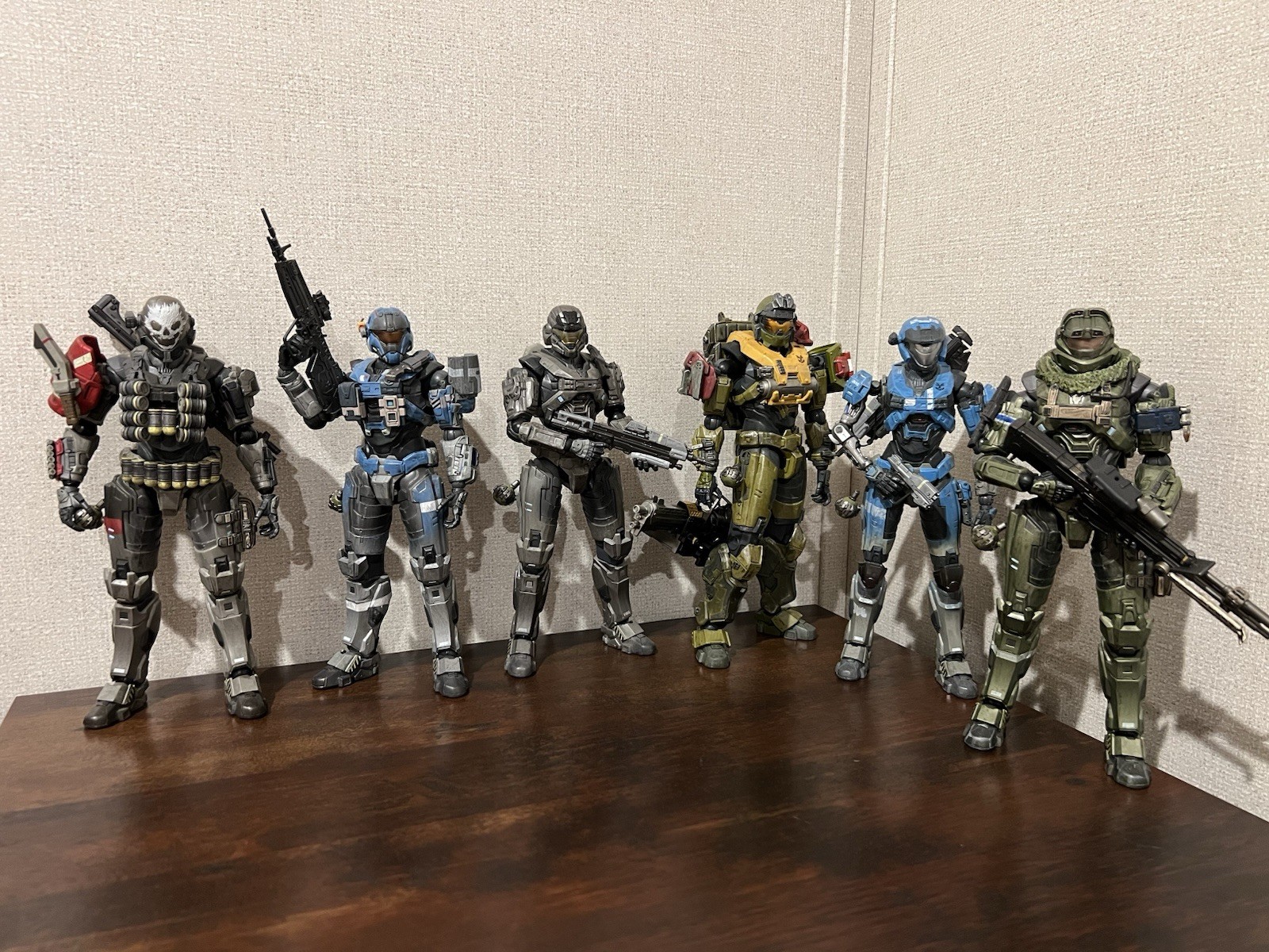 Play Arts Kai Halo Reach Full Set With Two Boxes