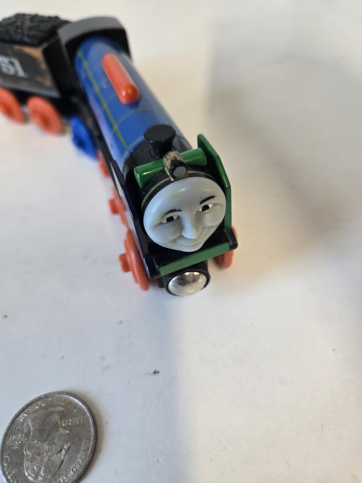 PATCHWORK HIRO AND TENDER / Thomas Wooden Trains 2012 VARIANT RELEASE