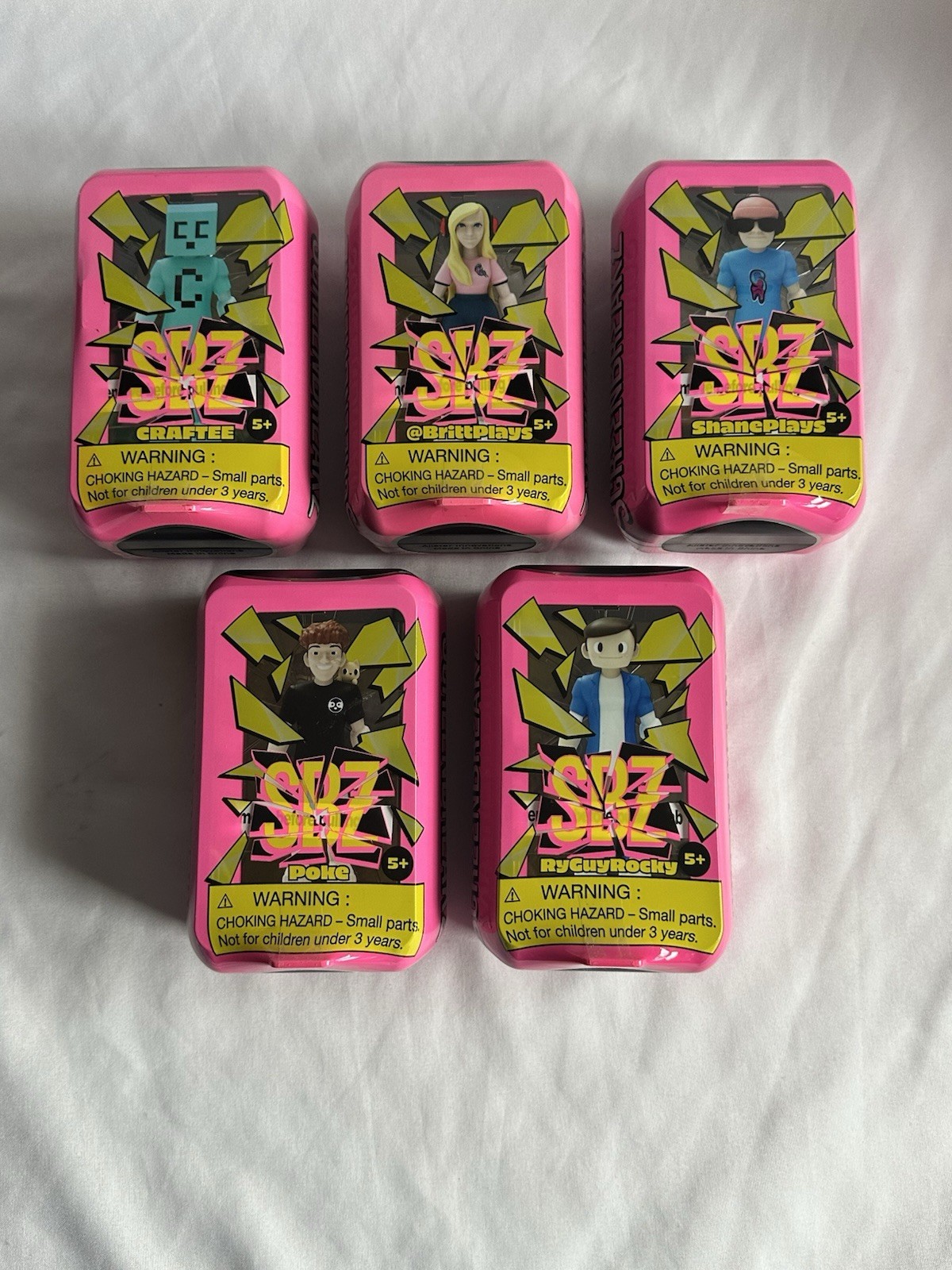 ScreenBreakz SBZ Lot of 5 Different Figures New Factory Sealed