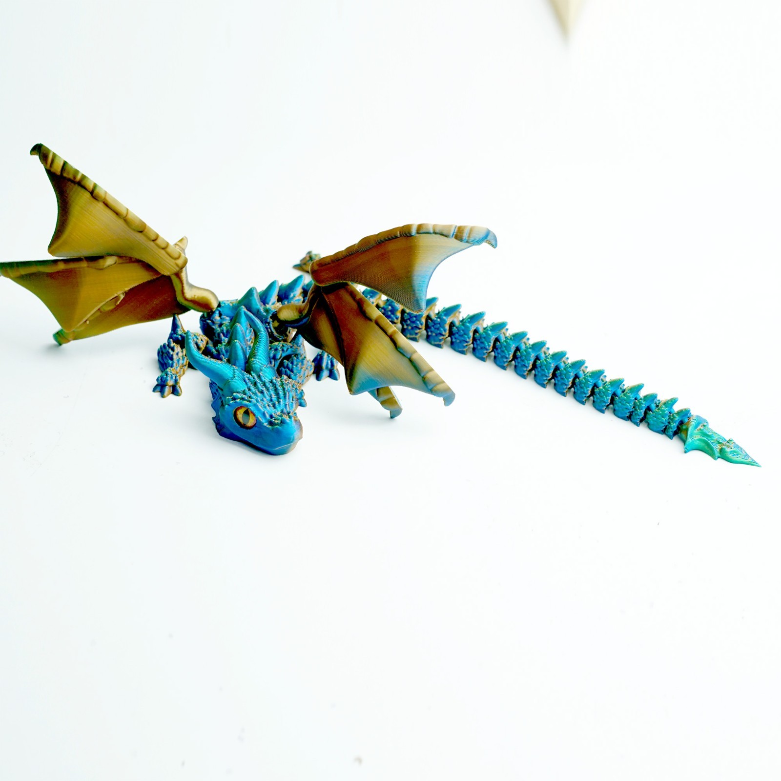11inch 3D Printed Flying Dragon Model,Articulated Animals Figure,Toys Home Decor