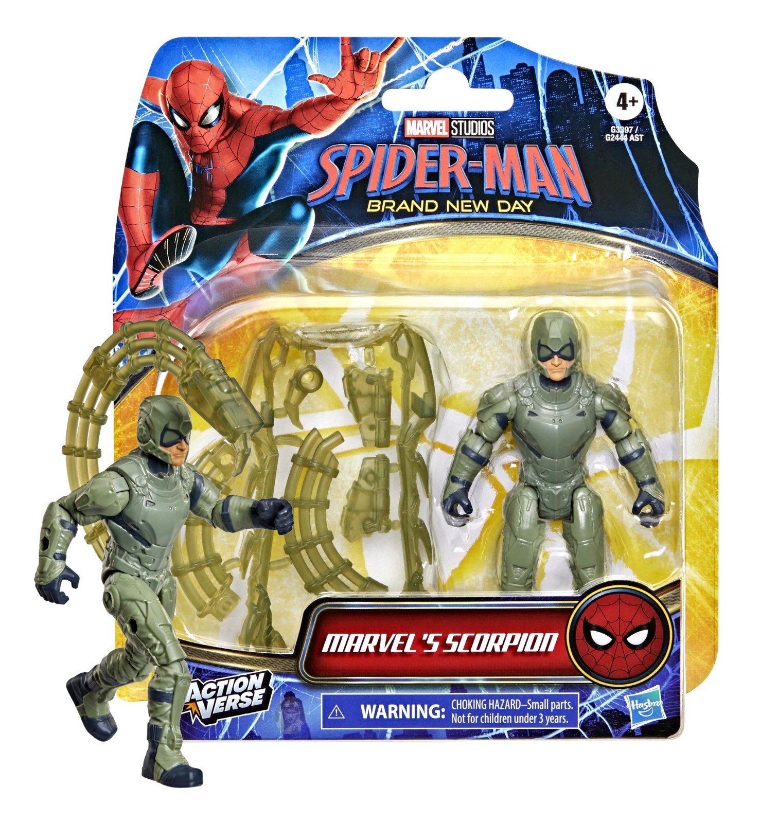 Marvel Spider-Man ActionVerse Marvel&rsquo;s Scorpion 4.5&Prime; Figure Brand New Day MIB