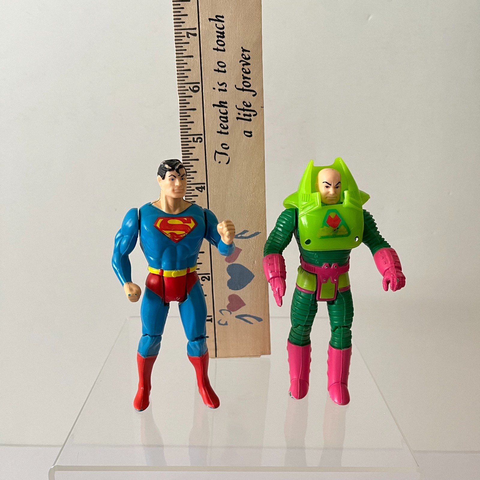 Lex Luthor & Superman Action Figure Super Powers Collection Kenner 1984 Vintage