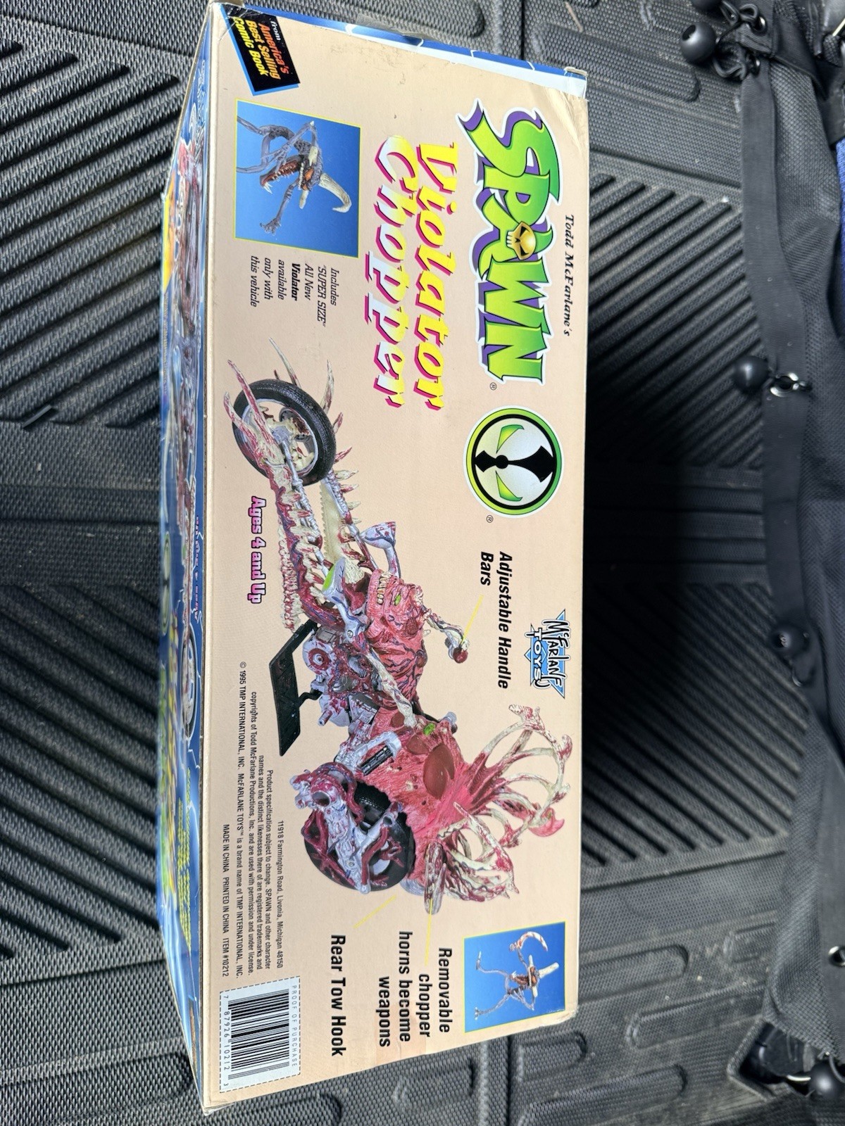 Todd McFarlane’s Spawn Violator Chopper Vehicle w/ Super Size Violator FigureNIB
