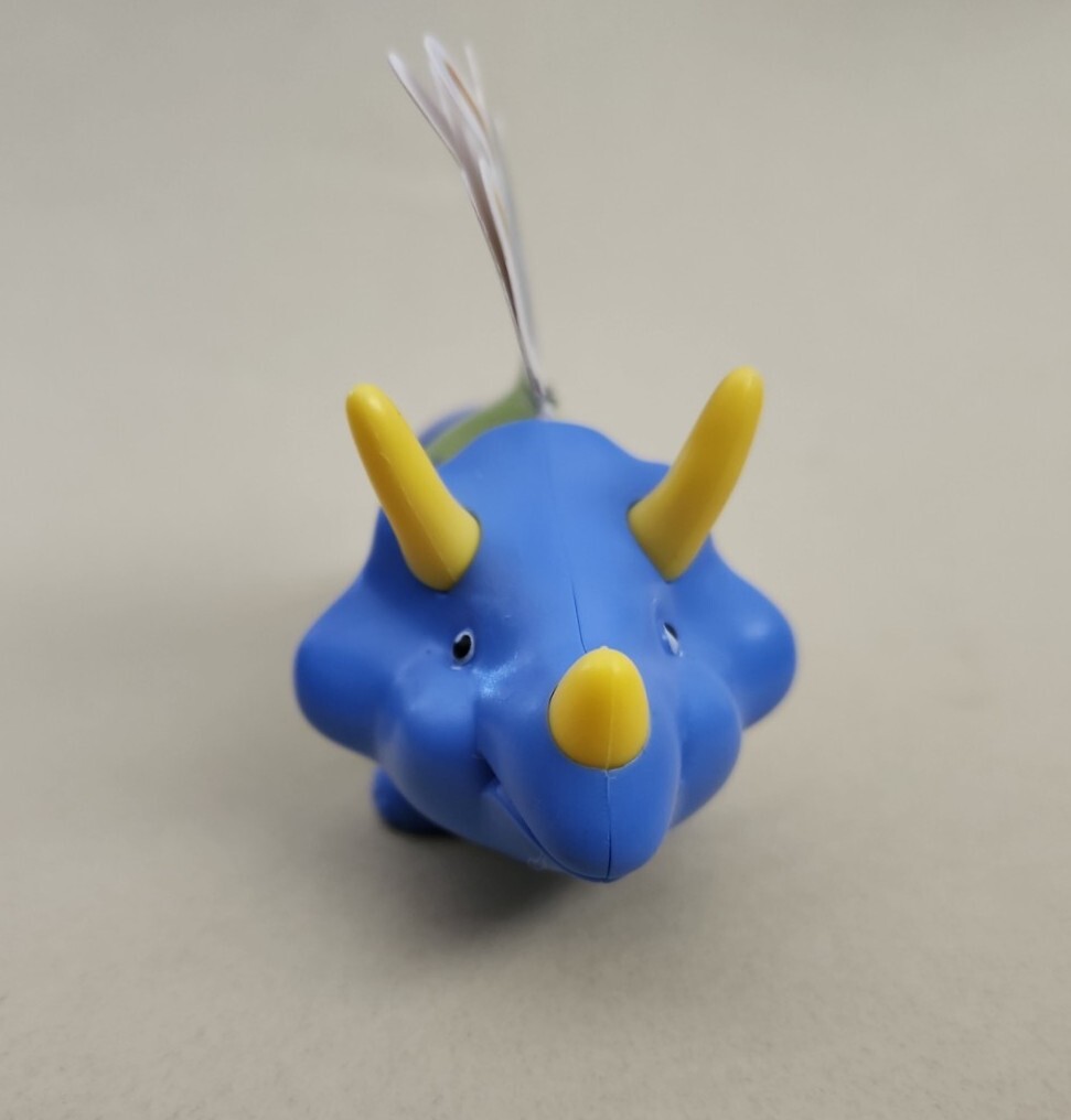 Triceratops Spring Cool Dinosaur Bady Cam Stretch Flashy Lights Up Blue