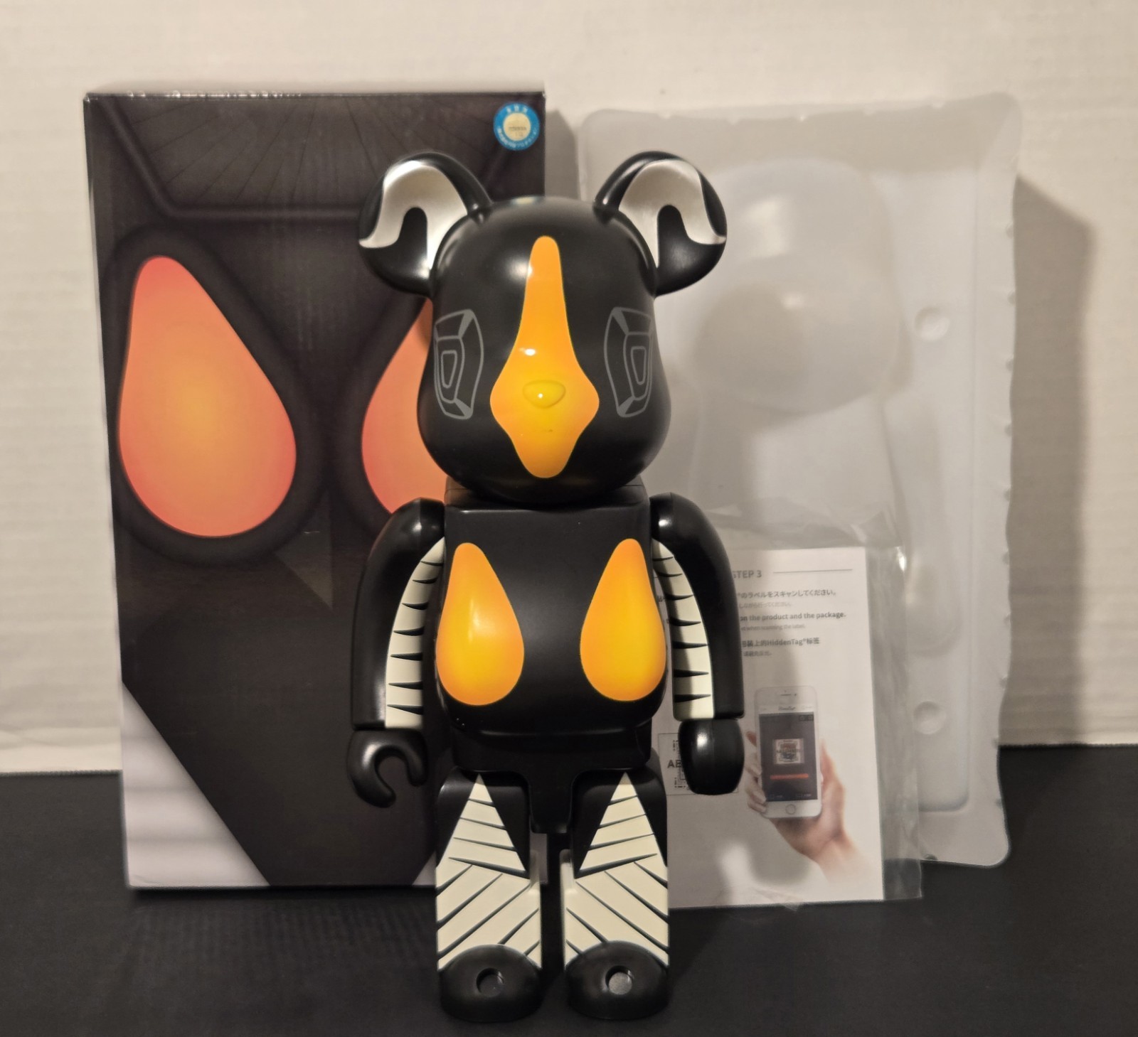 BE@RBRICK Zetton 400% Medicom Toy Figure Bearbrick New Box Ultraman