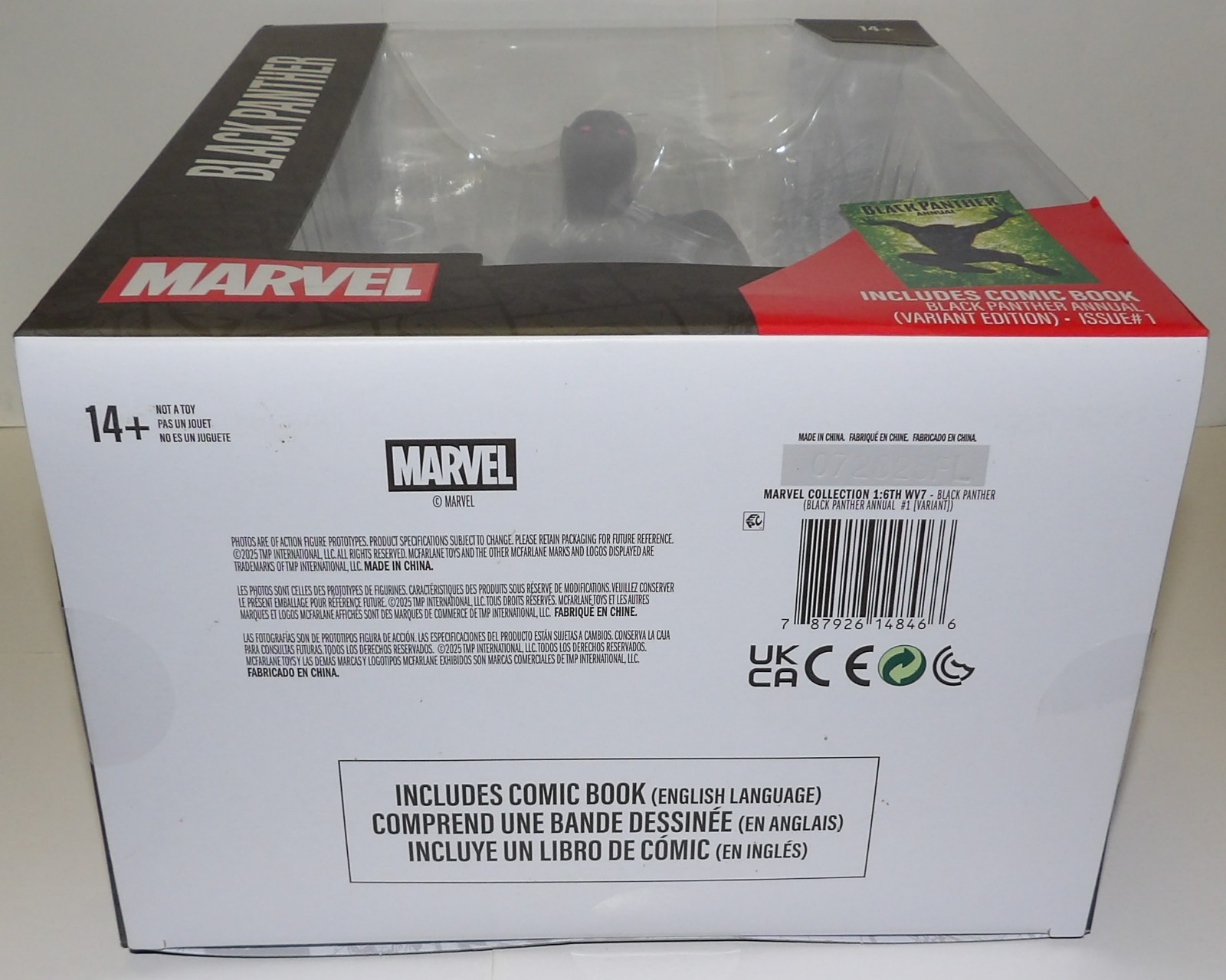 McFarlane ~ BLACK PANTHER ~ Marvel Collection Figure & Comic Book Annual #1