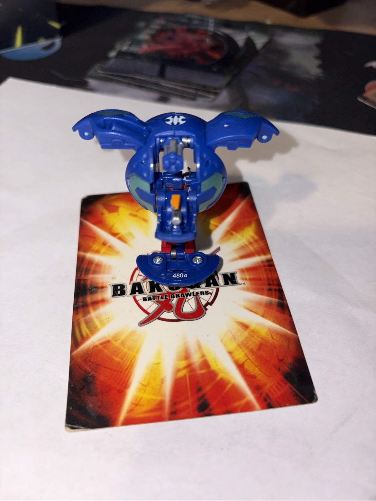 Bakugan Spindle 480G Blue Aquos New Vestroia Battle Brawlers
